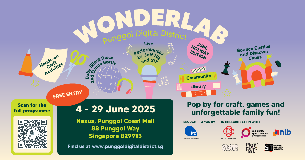 Detailed image of WonderLab @ Punggol Digital District: June Holidays Edition at{' '}
        Punggol Digital District